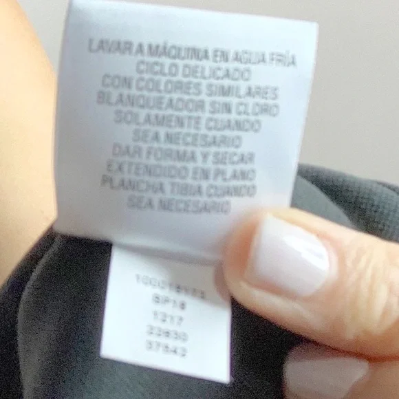 NWT BAR III black long sleeve dress asymmetrical hem draped panel 2087 - Picture 9 of 13